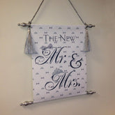 Dalmazio Design Canvas Keepsake Scroll - "The New Mr. & Mrs."